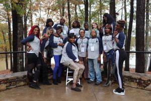 Mobilize Power Fund grantee My Sistah's House during their TGNC & NB winter retreat in 2019. Photographer unknown.