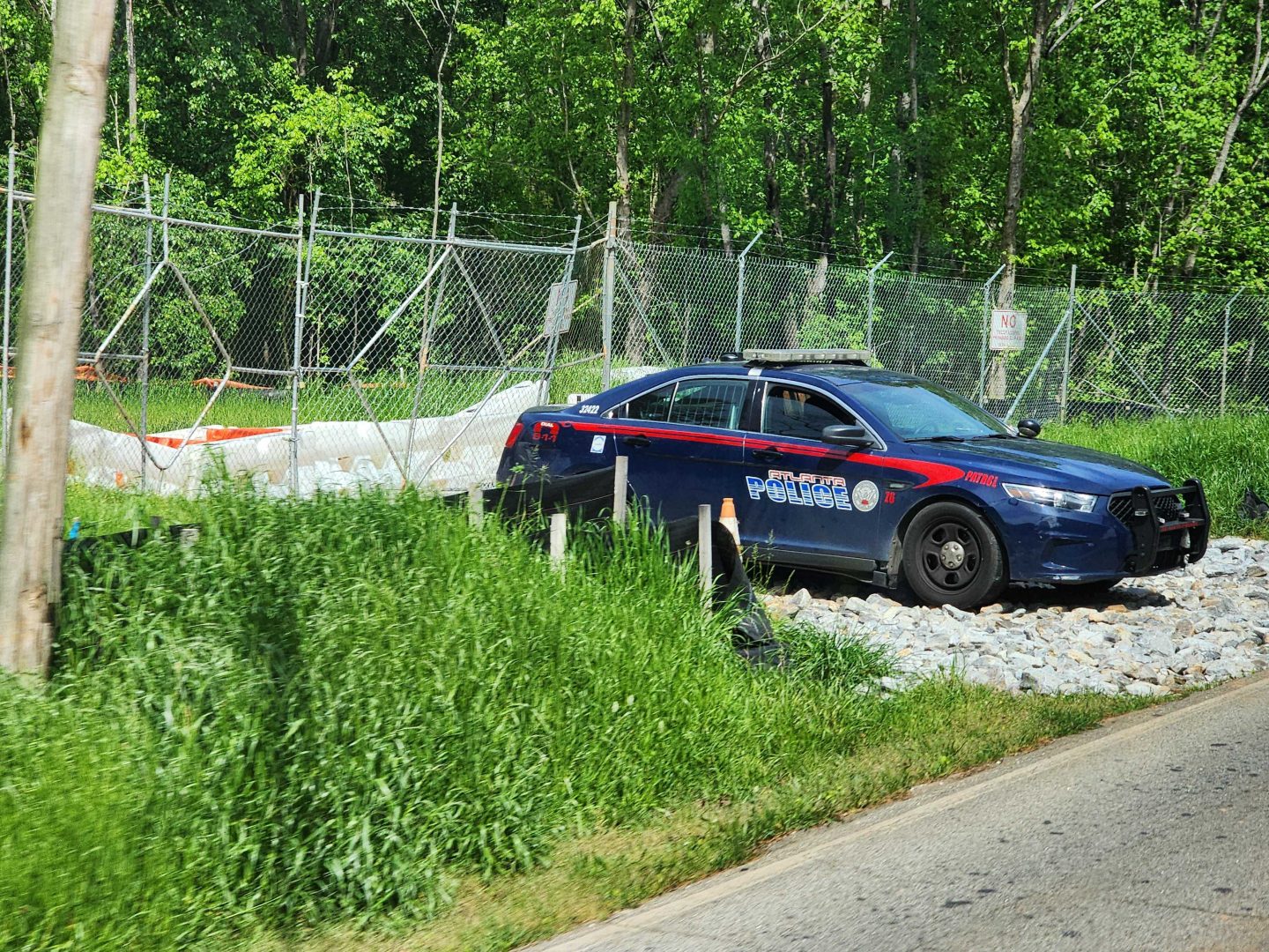 photograph taken at Cop City in Atlanta in April 2024 image credit: Senowa Mize-Fox