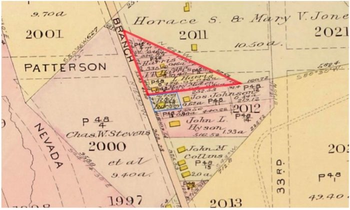 Map of Chevy Chase, DC